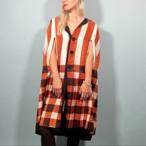 Vintage 1960s Reversible Cape